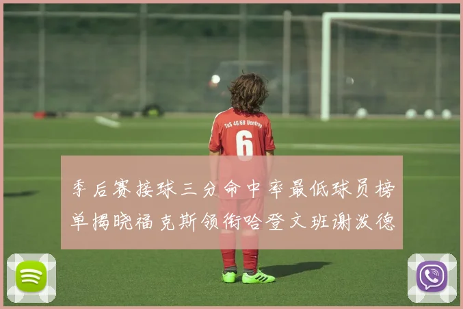 季后赛接球三分命中率最低球员榜单揭晓福克斯领衔哈登文班谢泼德紧随其后